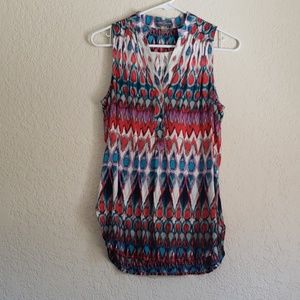 Market & Spruce Multicolored Sleeveless blouse